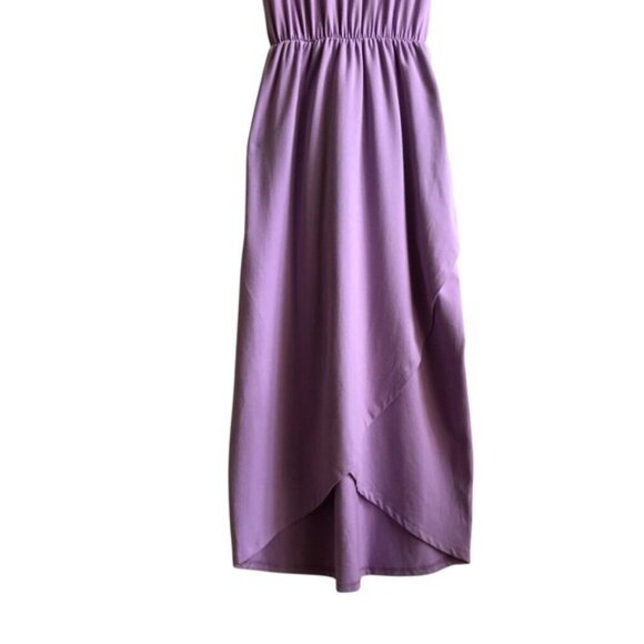 Smash + Tess Rebecca Wrap Style Dress Small Lovely Lavender Midi NWT - Picture 5 of 14
